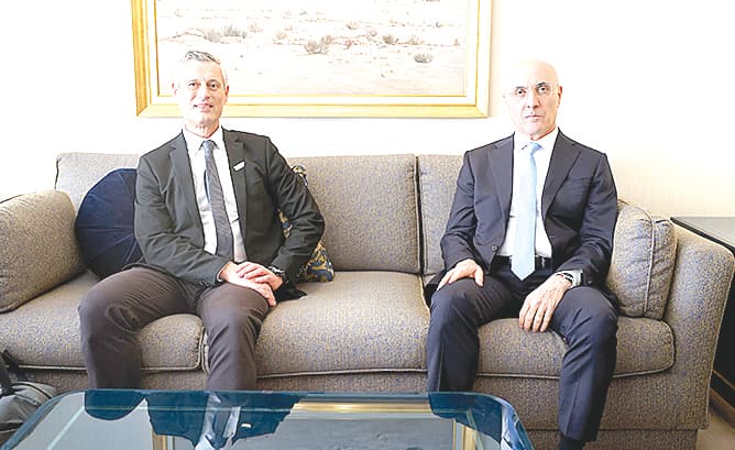 Lahjār Discusses Lebanese Security Support in Doha