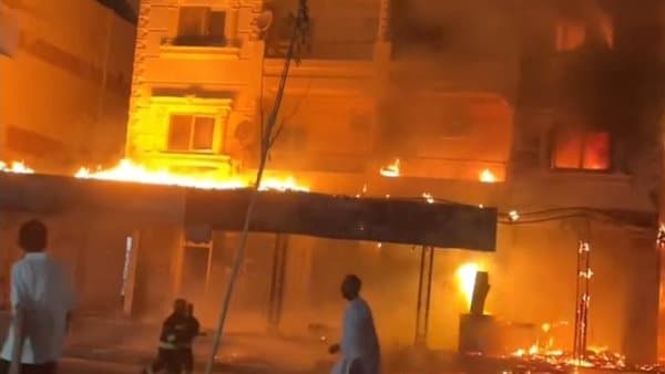 حريق في مطعم بمرسى علم يسبب إصابة