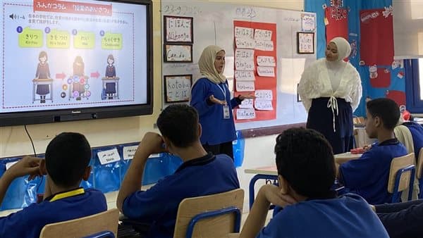 بدء حصص اللغة اليابانية في المدارس المصرية