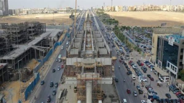 حركات مرورية في الجيزة لخط مونوريل وادي النيل