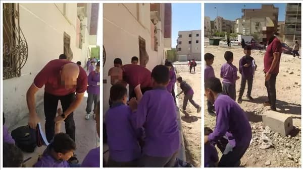 المنيا.. ولي أمر متهم بتقييد تلميذ وضربه