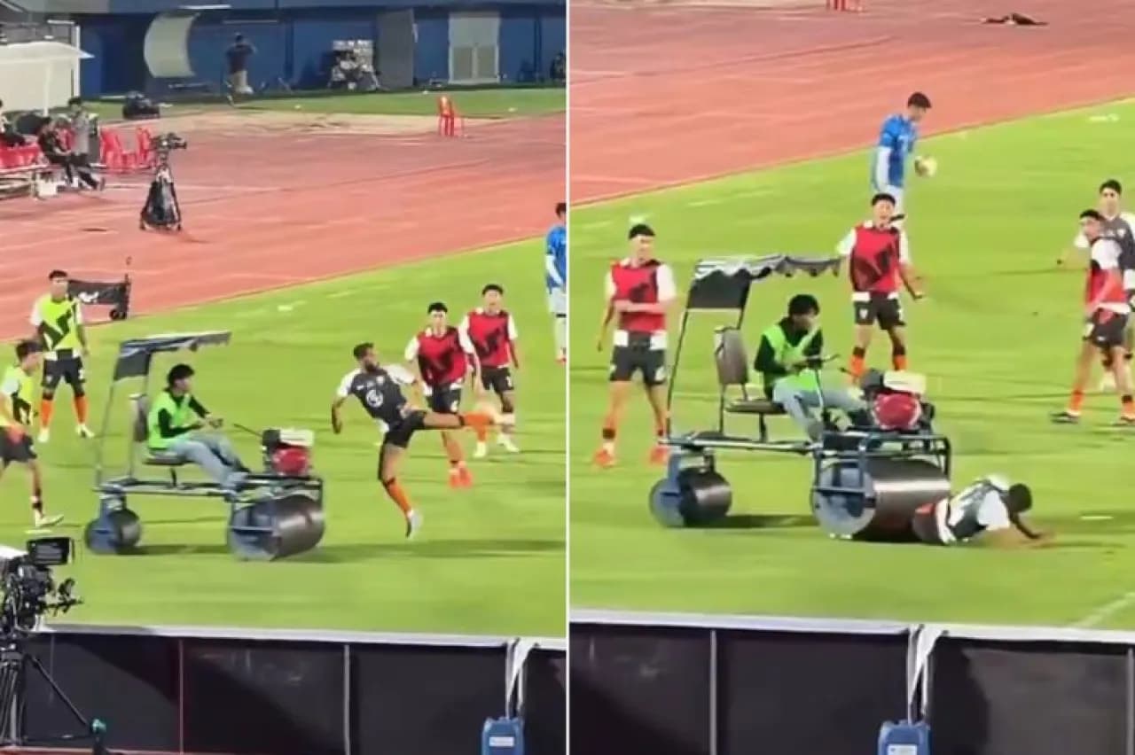 Ex-Tottenham player escapes hit-and-run at stadium