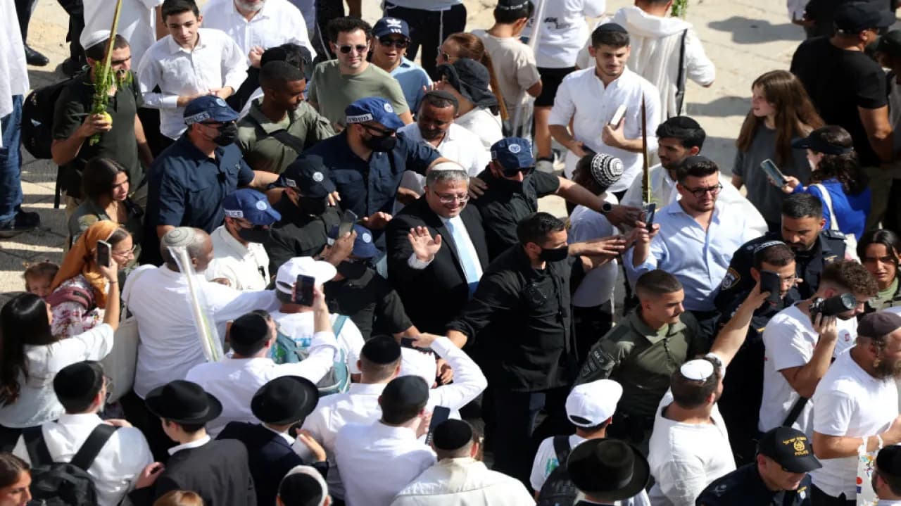 Jordan denounces Gvir and settlers' Al-Aqsa raid