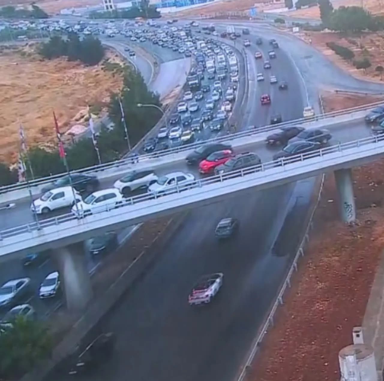 Jordan faces traffic delays amid work and rain