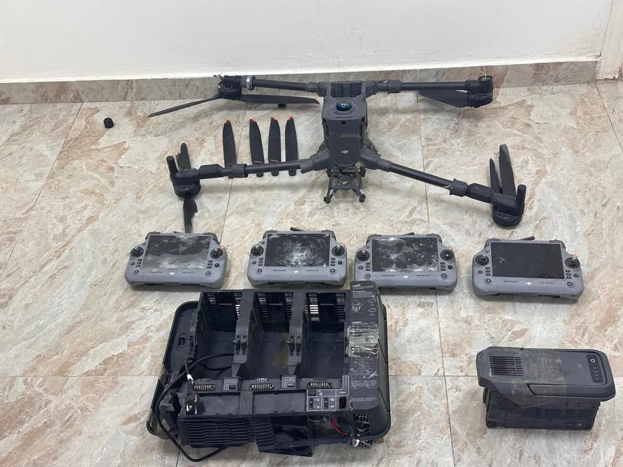 Jordan army intercepts drone smuggling devices