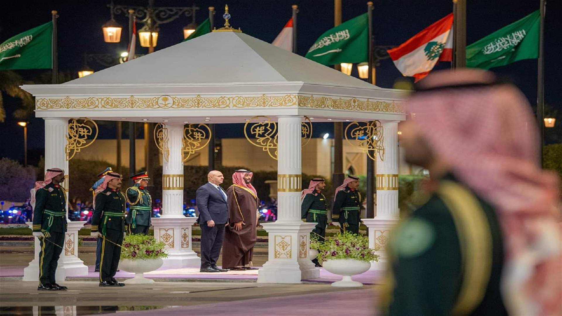 Saudi Crown Prince Discusses with President Aoun