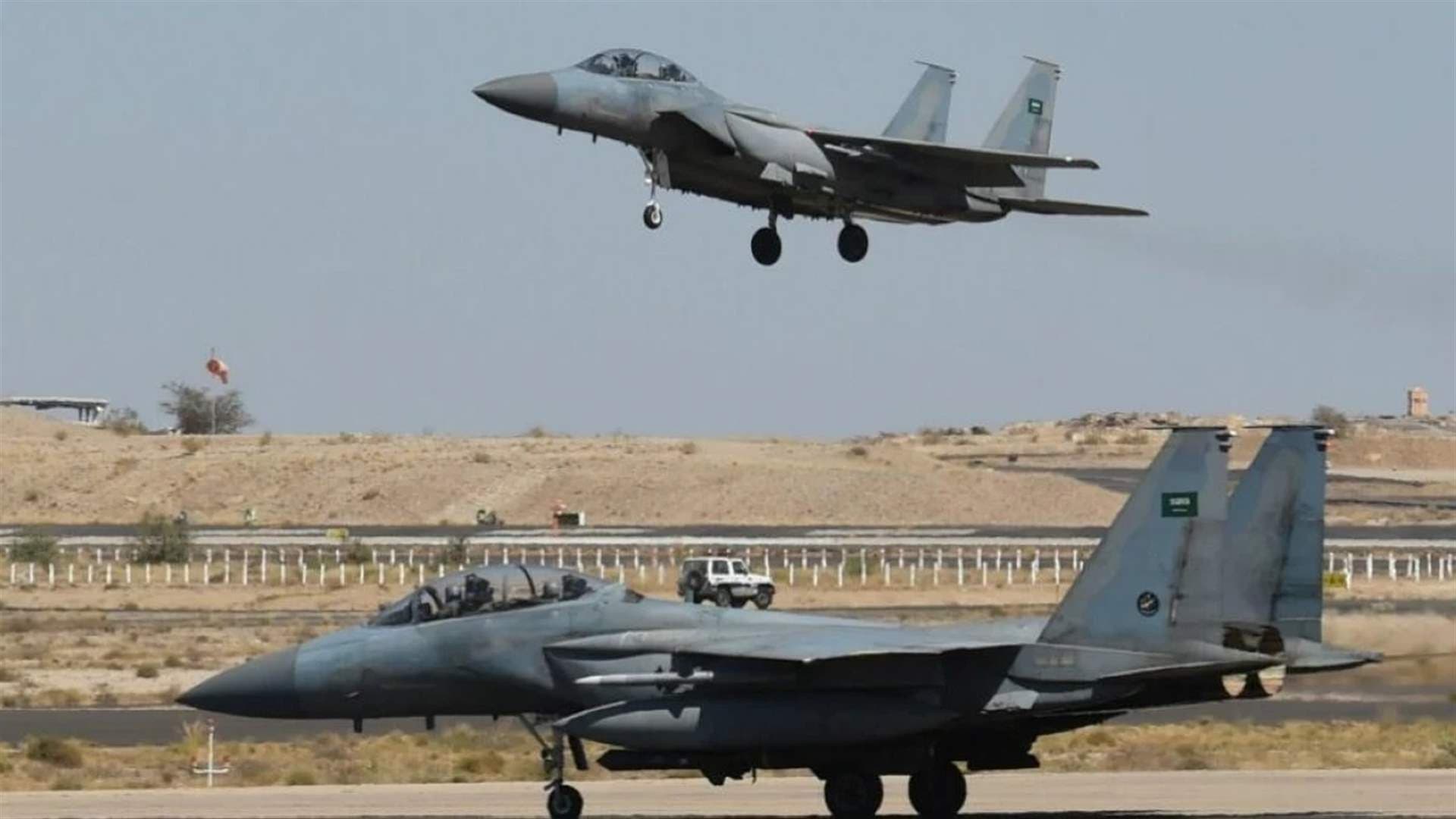 Saudi-led coalition targets Houthis' military sites