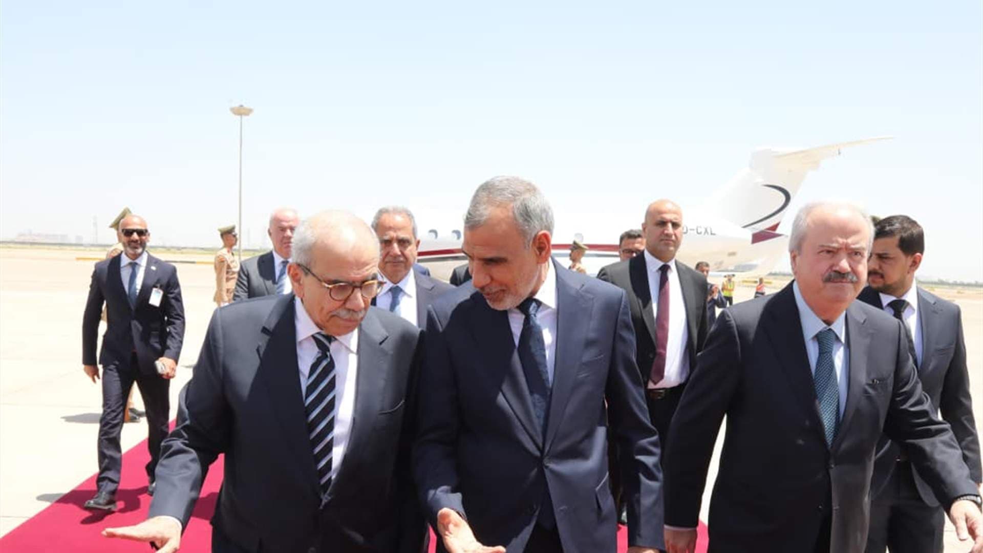 President Salam visits Iraq with ministers