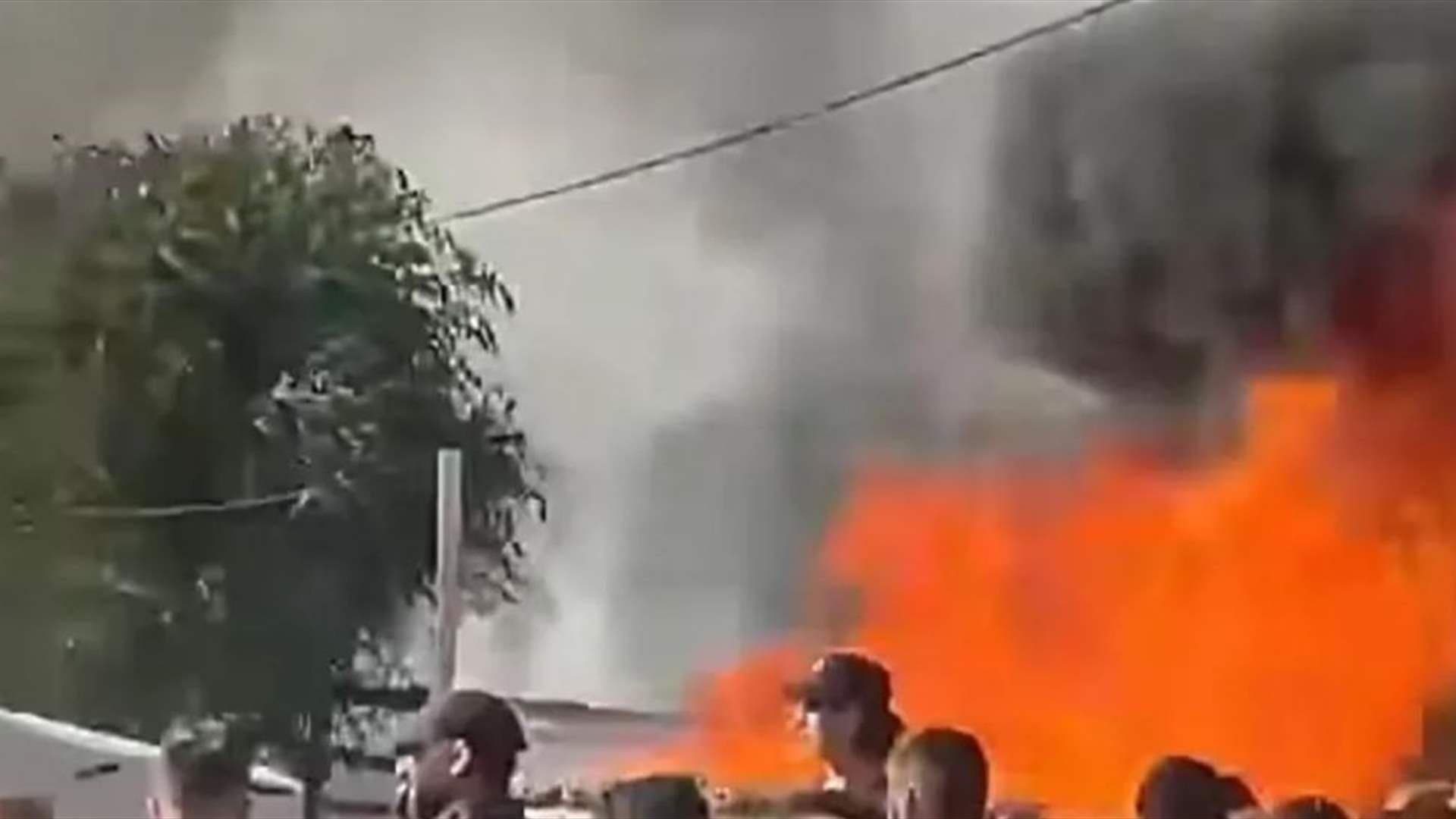 Fire injures individual in Syrian camp in Minya