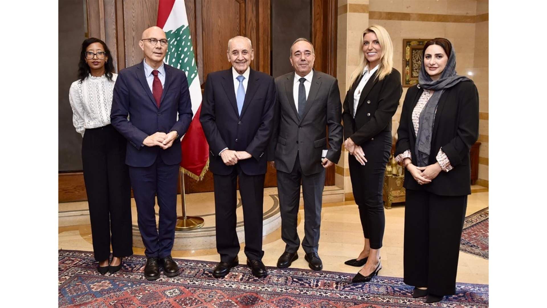 Speaker Berri Discusses Human Rights Issues