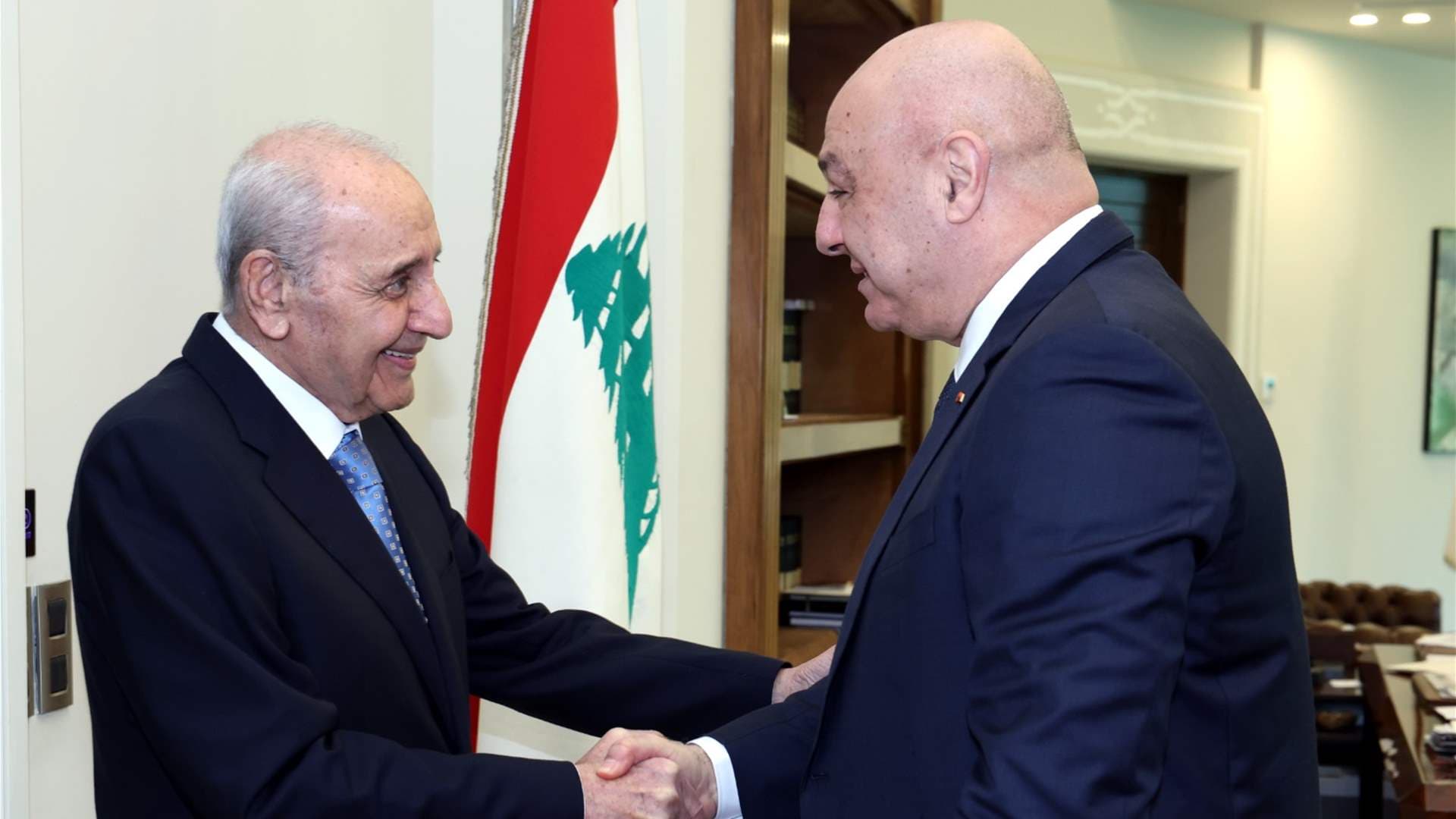 President Berri visits Baabda