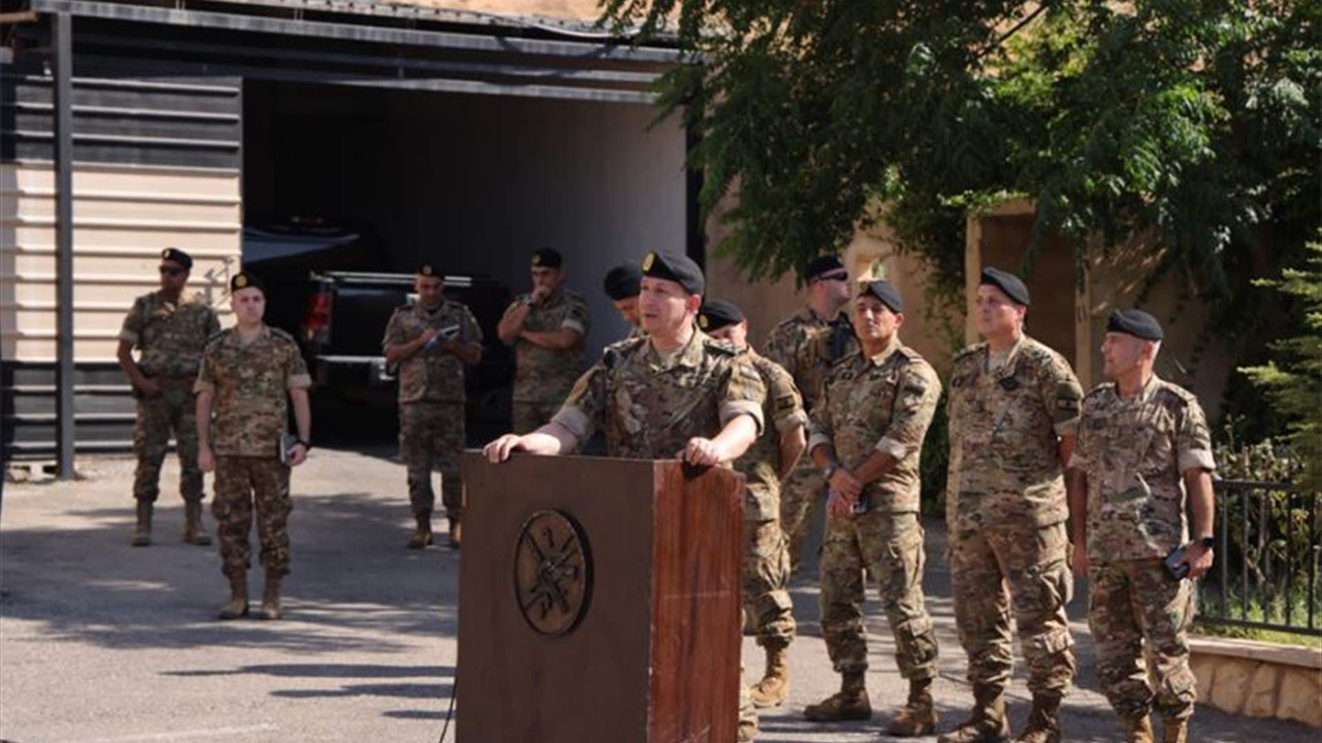 General Haikal visits Beqaa units and offers condolences