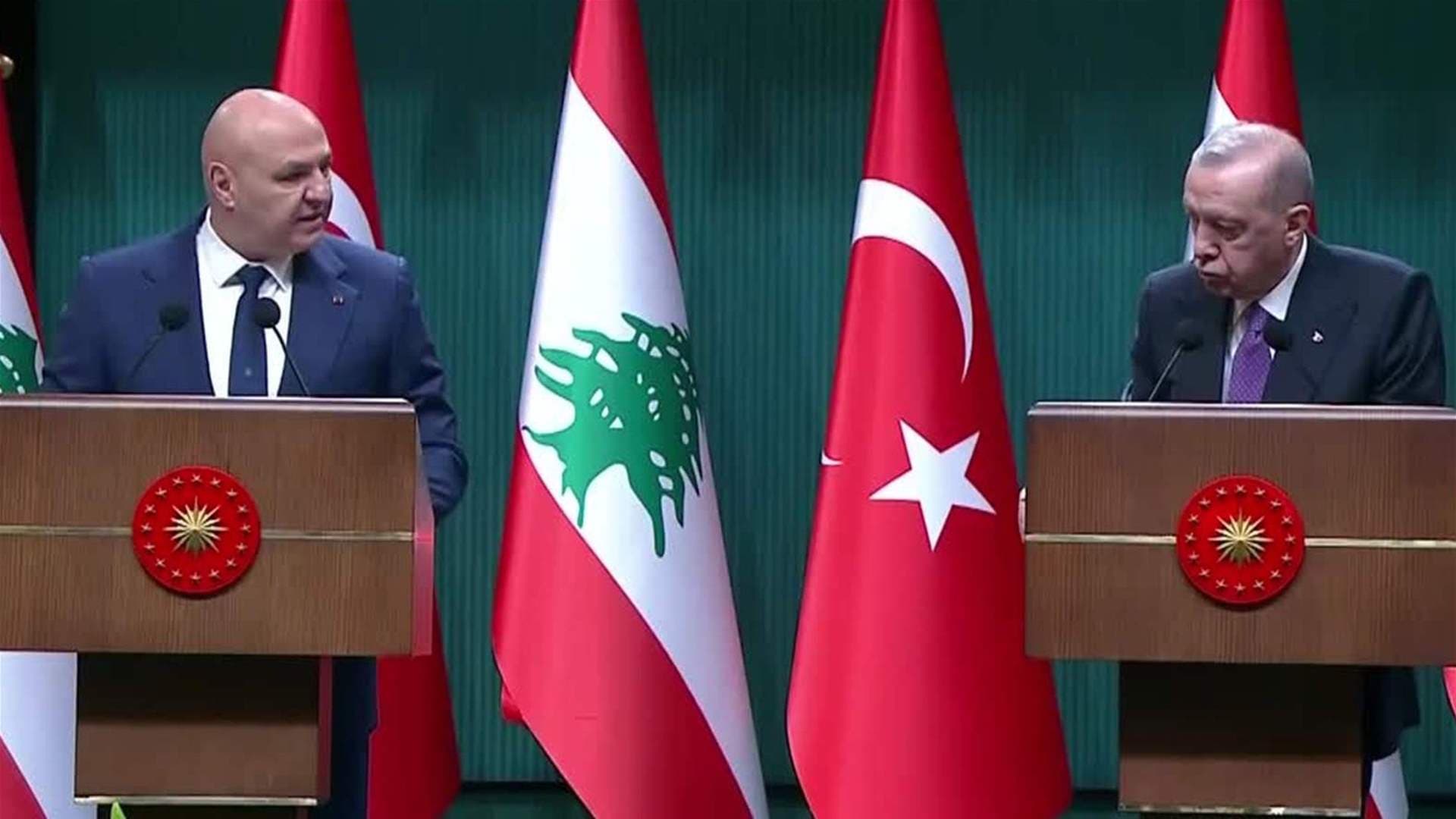 Aoun Visits Ankara for Lebanon Support