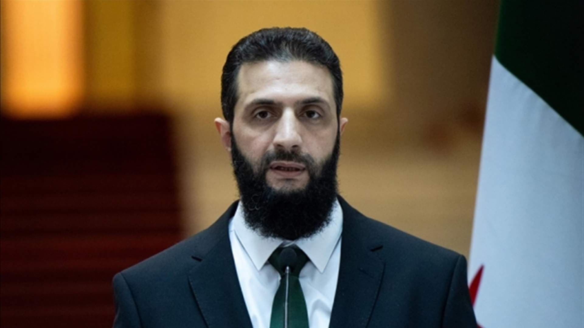 أحمد الشرع: سوريا تتجاوز ماضيها الألم