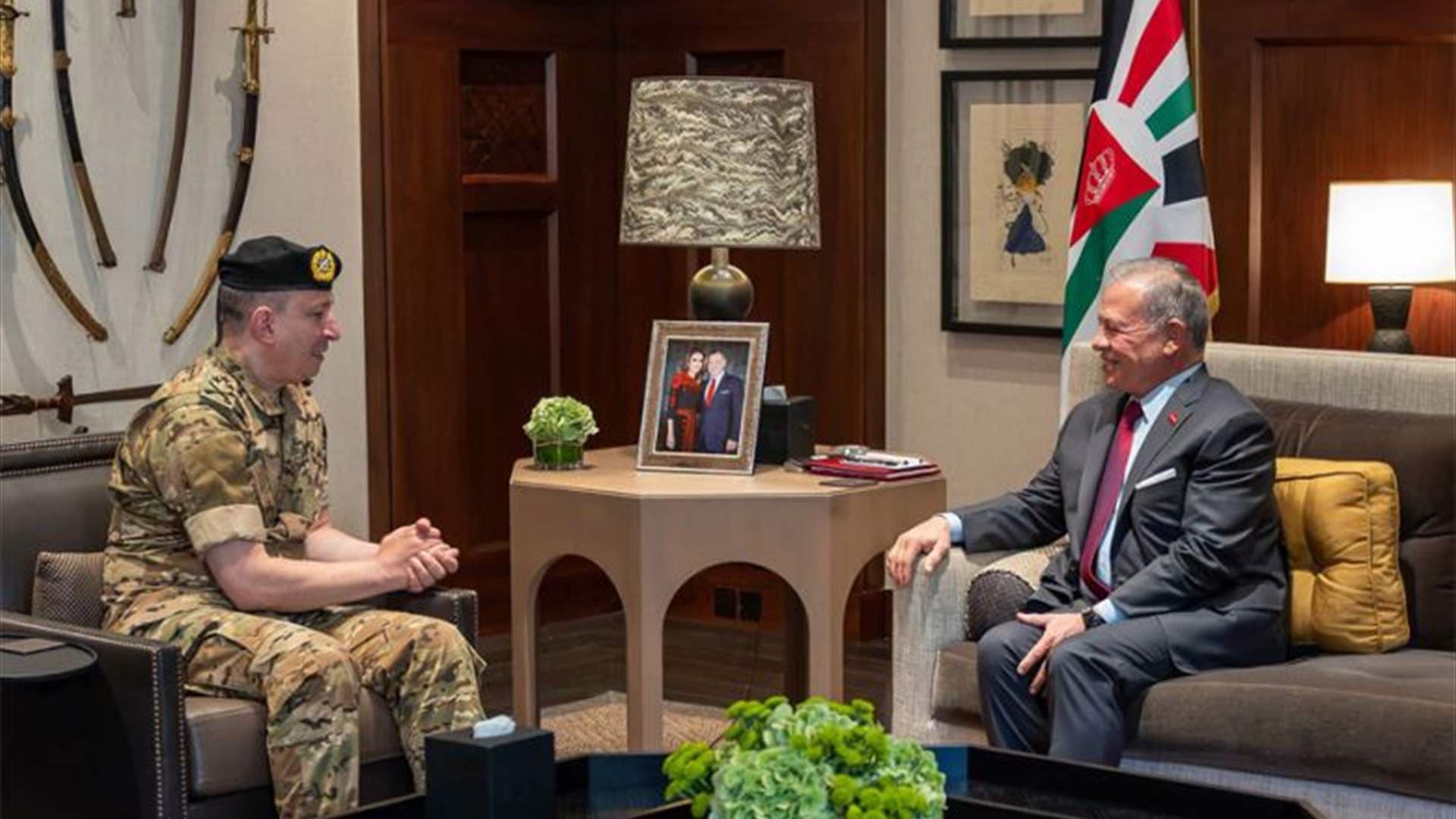 هيكل يجدد دعم الأردن للبنان والجيش