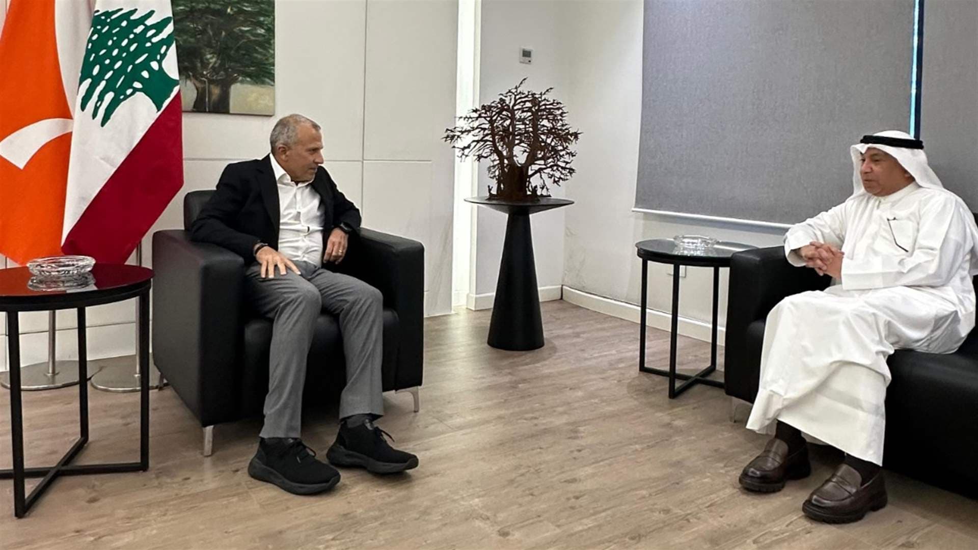 Basil Meets Kuwaiti Ambassador on Lebanese Apples