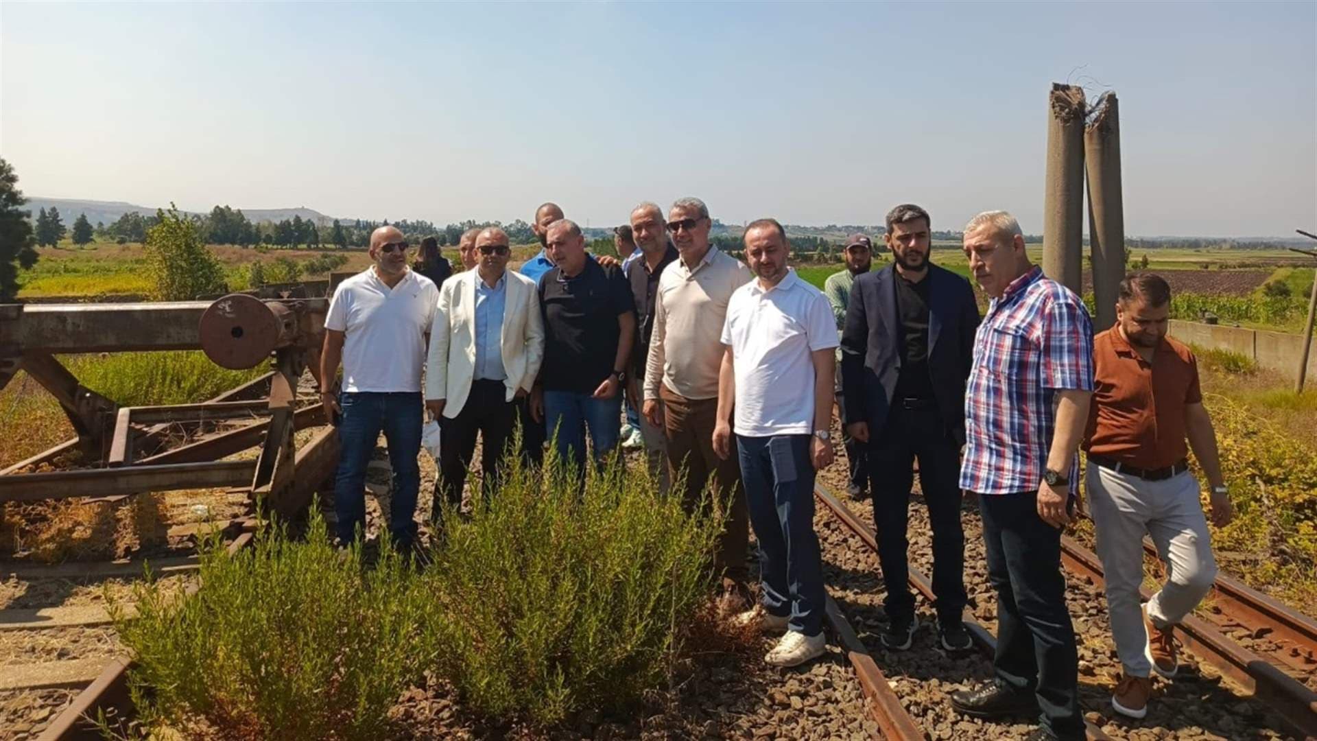 Syrian Delegation in Lebanon for Railway Link Project