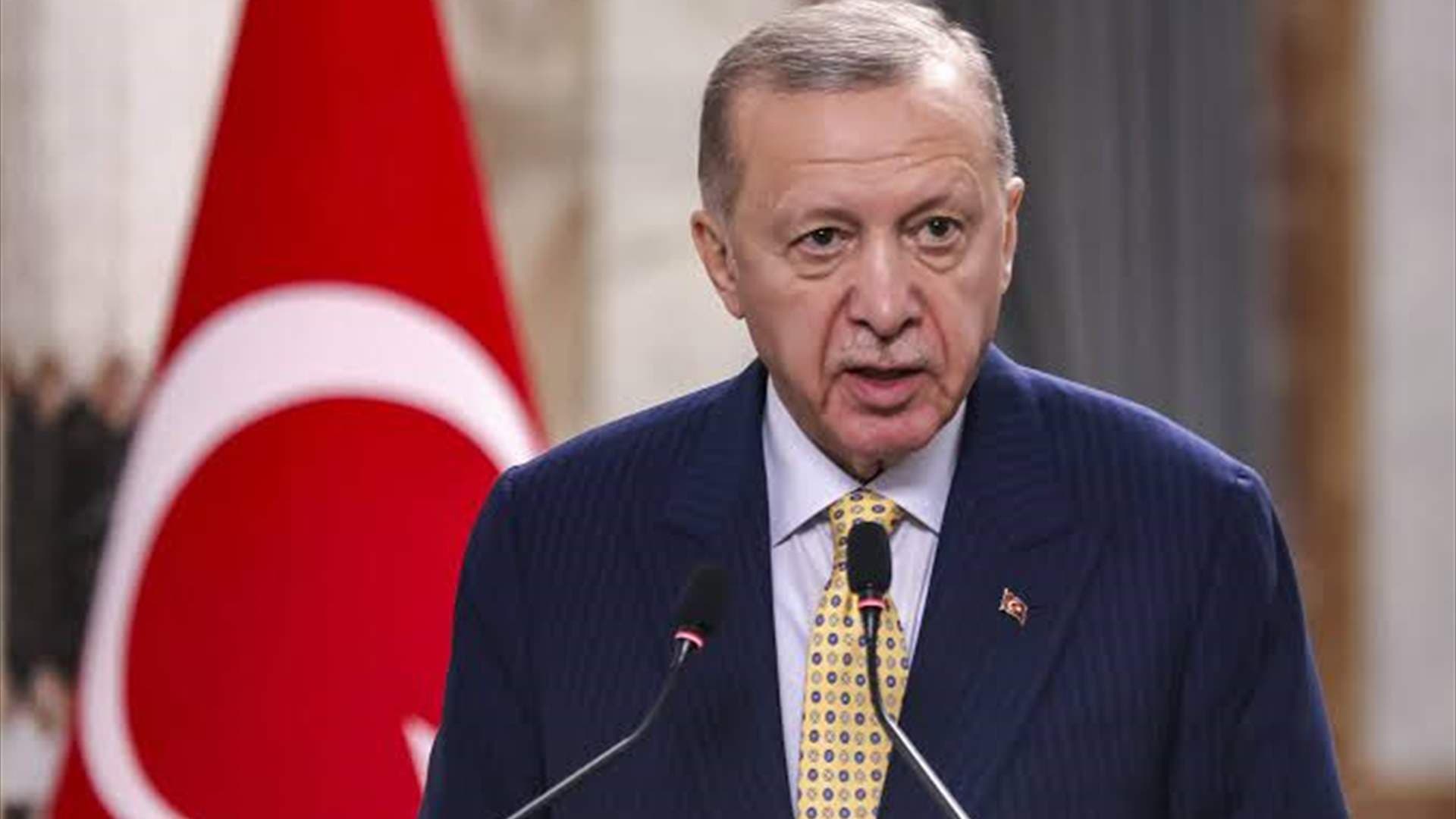 إردوغان يدعو لاعادة إعمار غزة فورا
