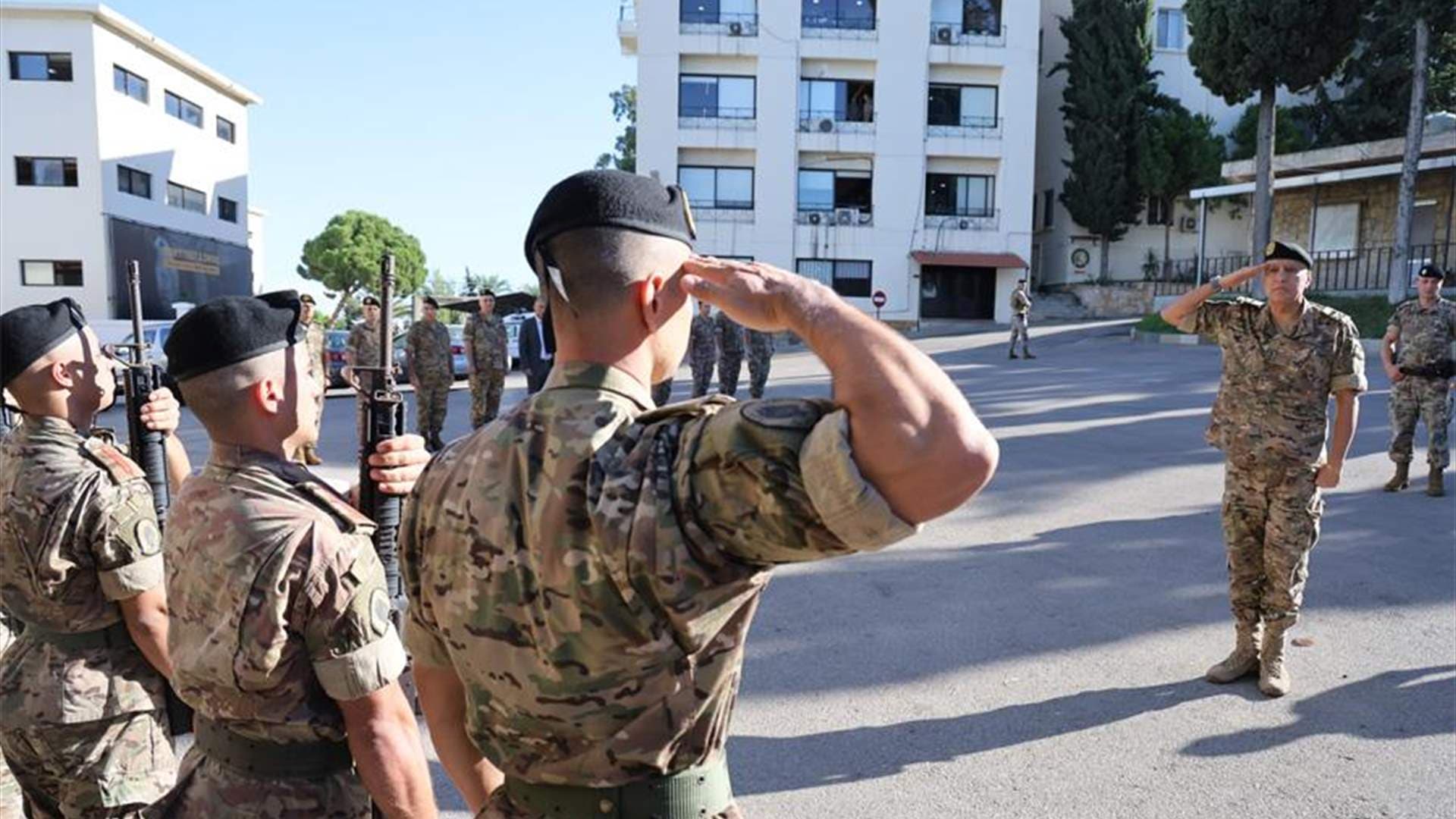Army Acting Commander reviews cadet tests