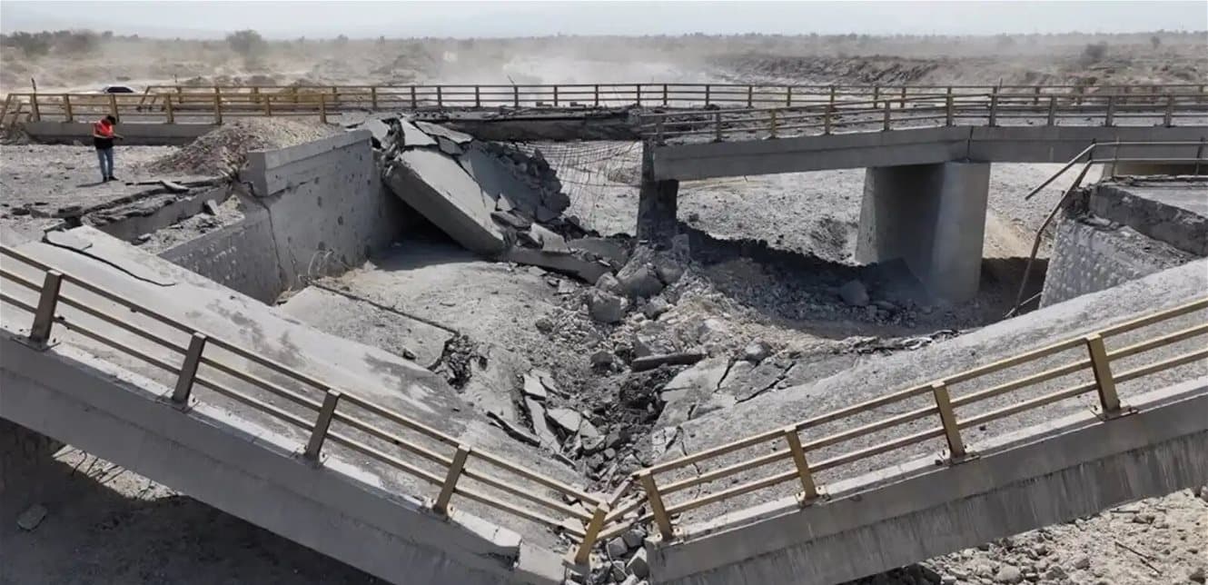 Iran's southern roads and bridges disrupted after US strikes