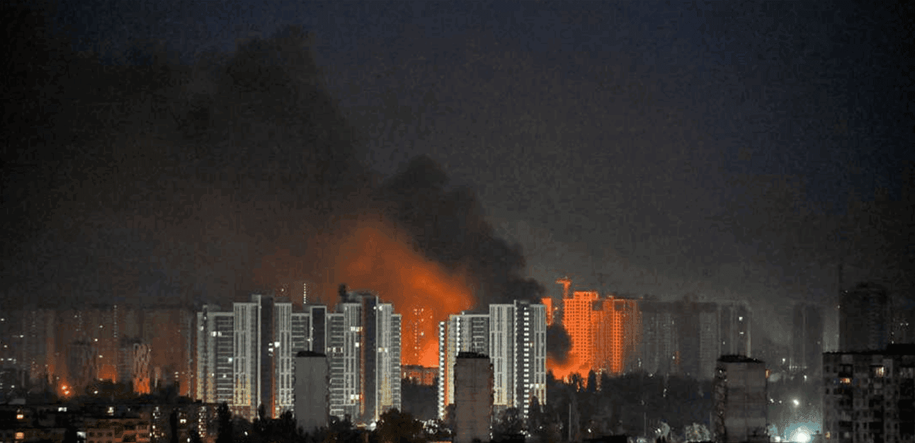 Missile launches shake Kyiv