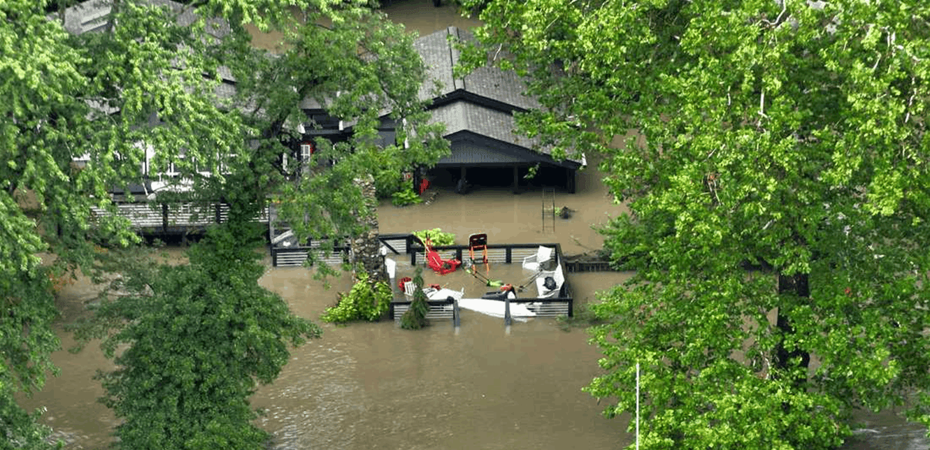 Indiana floods cause 5 deaths and evacuations