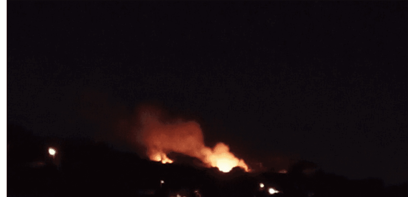 الجيش الإسرائيلي يحرق منازل برعشيت