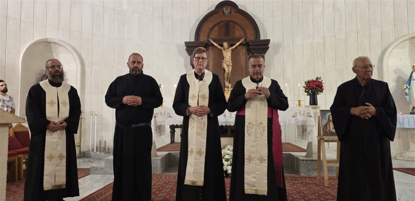 Caritas joins Cologne Archbishop on border visit