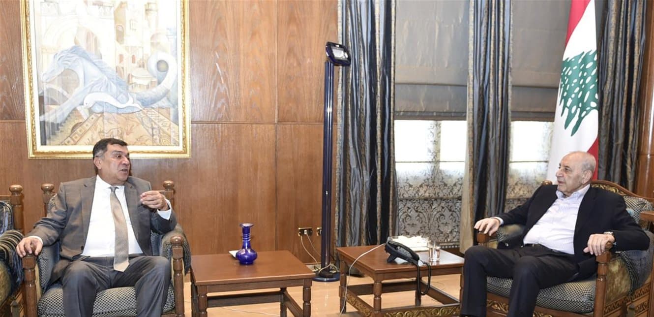 President Berri meets Middle East Airlines chief
