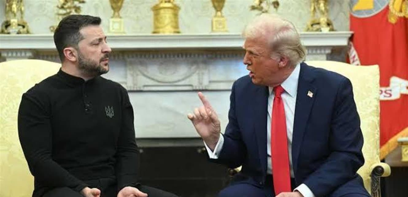 Foreign media on Trump Zelensky clash