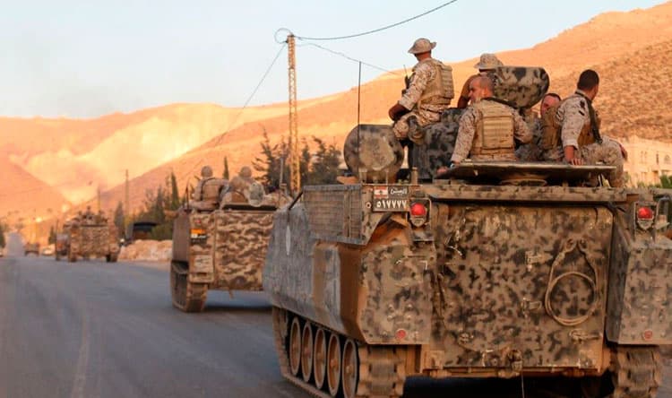 Lebanese Forces Conduct Military Raids