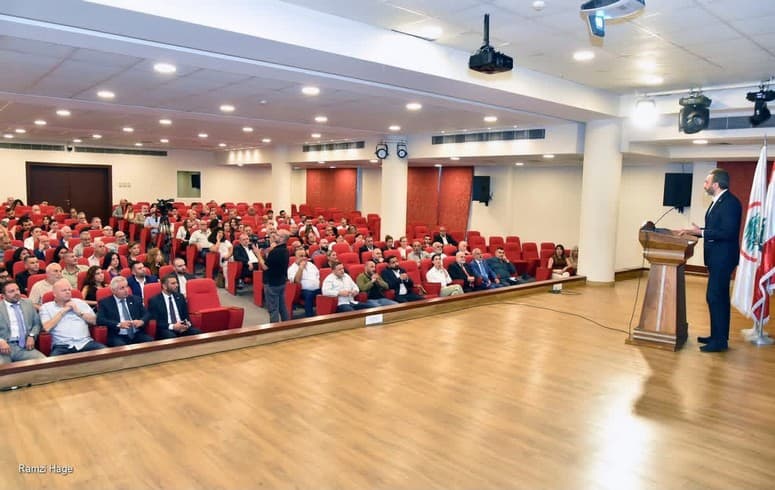 Lebanese Forces Membership Card Handover