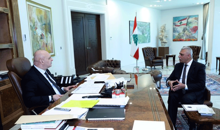 Aoun and Shaar Review Security Situation