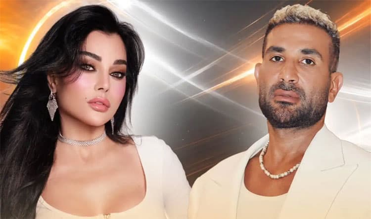 هيفاء وهبي وأحمد سعد في حفل لندن