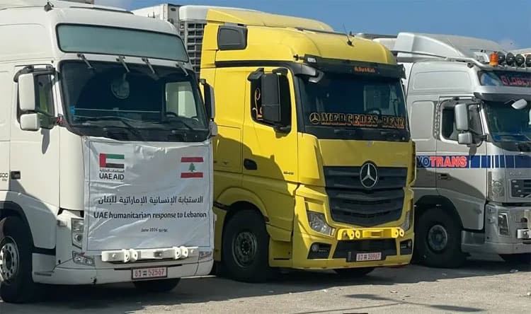 Second Emirati aid shipment to Lebanon
