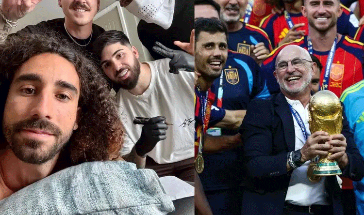 Kokorea tattoos De la Fuente's face after World Cup