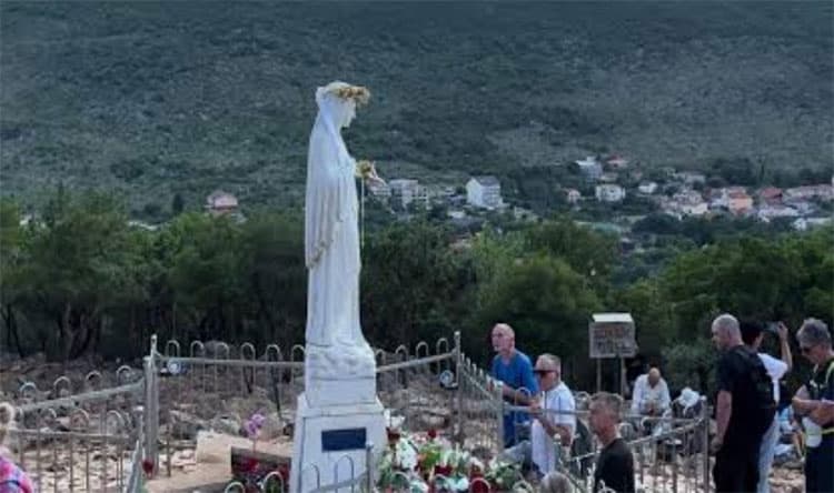 Virgin Mary statue attacked in Medugorje