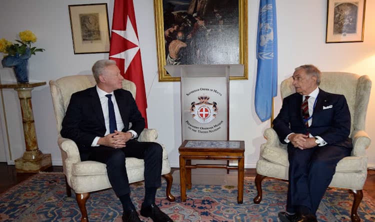 Raji Discusses Health Center with Malta Minister