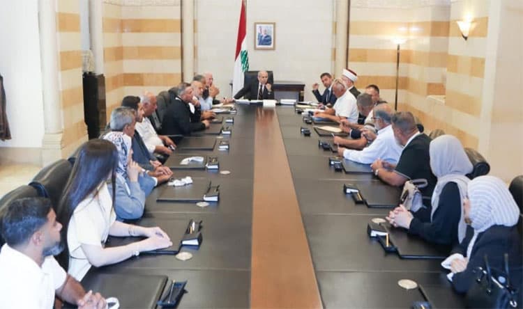 Border village mayors meet Lebanese Forces