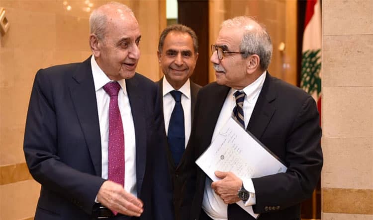 Salam and Berri discuss before US visit