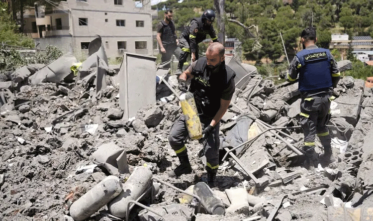 Casualty Toll in Israeli Shelling
