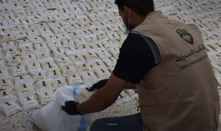Syria Seizes Lebanon Drug Smuggling