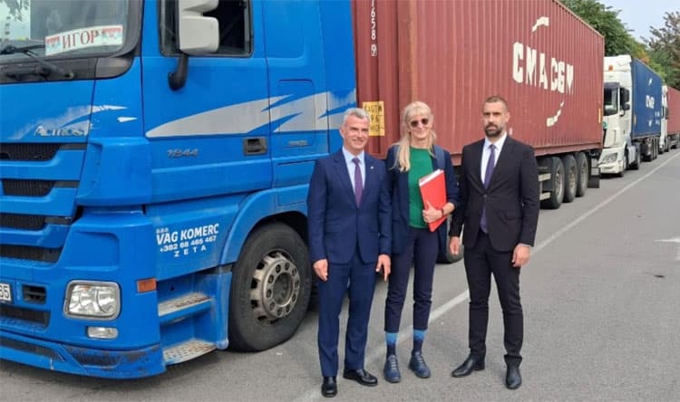 Serbia to Lebanon aid shipment