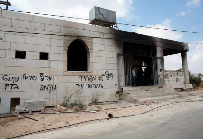 West Bank Settlers Attack Villages and Mosques