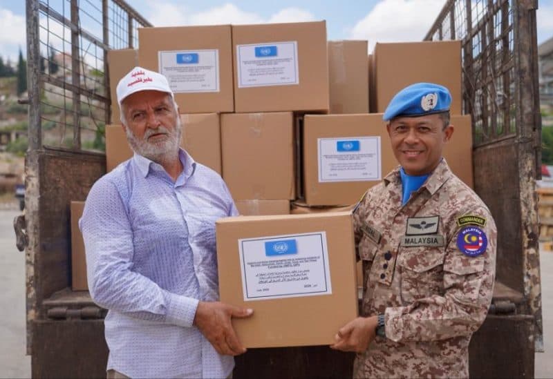 UNIFIL provides hygiene kits to families in six southern towns