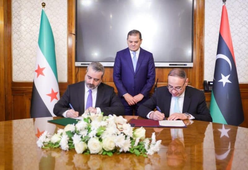 سوريا وليبيا تتفق على التعاون