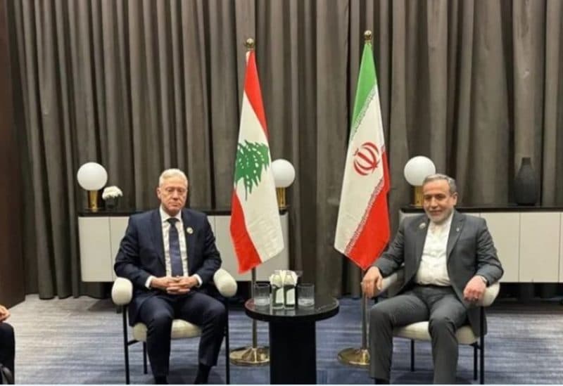 رجوي يناقش مع عراقجي قضايا لبنان وإيران