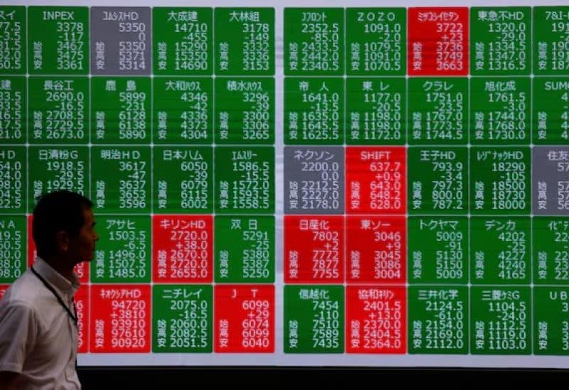 Nikkei reaches six-week high on chip stocks