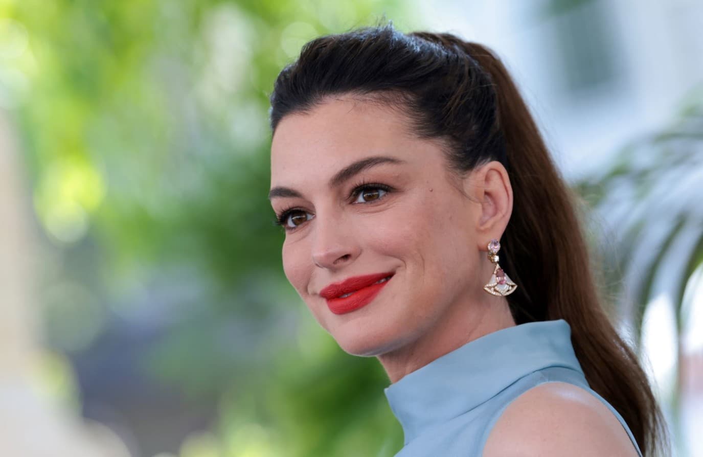 Disney World recognizes Anne Hathaway as a legend and she shares her thoughts on her child's type