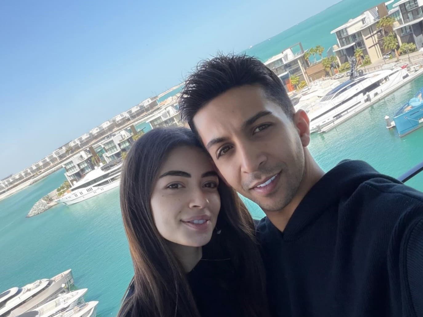 Leila Ahmed Zahir and Hisham Gamal's first child